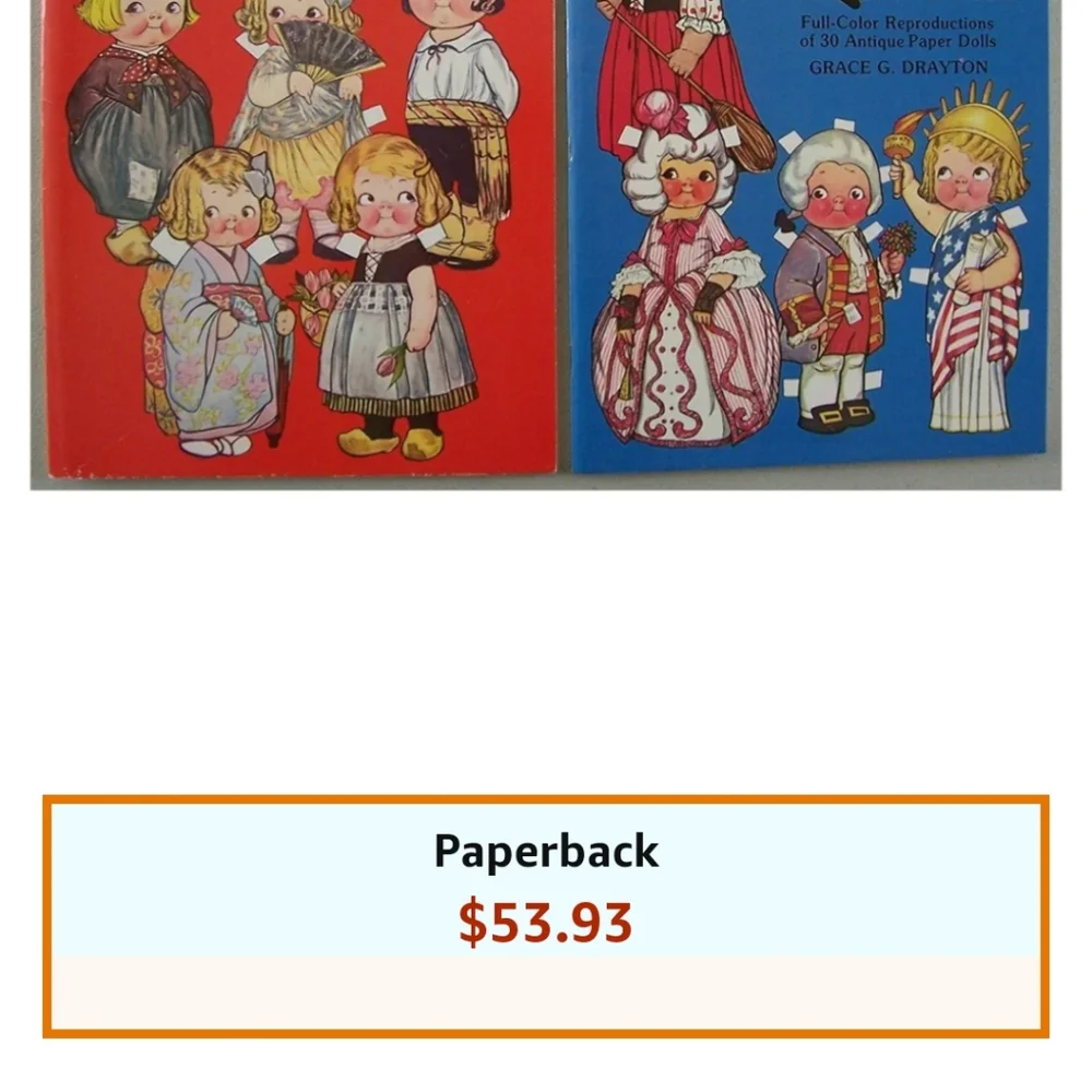 1978 Dolly Dingle Paper Dolls. Never used. Perfect condition